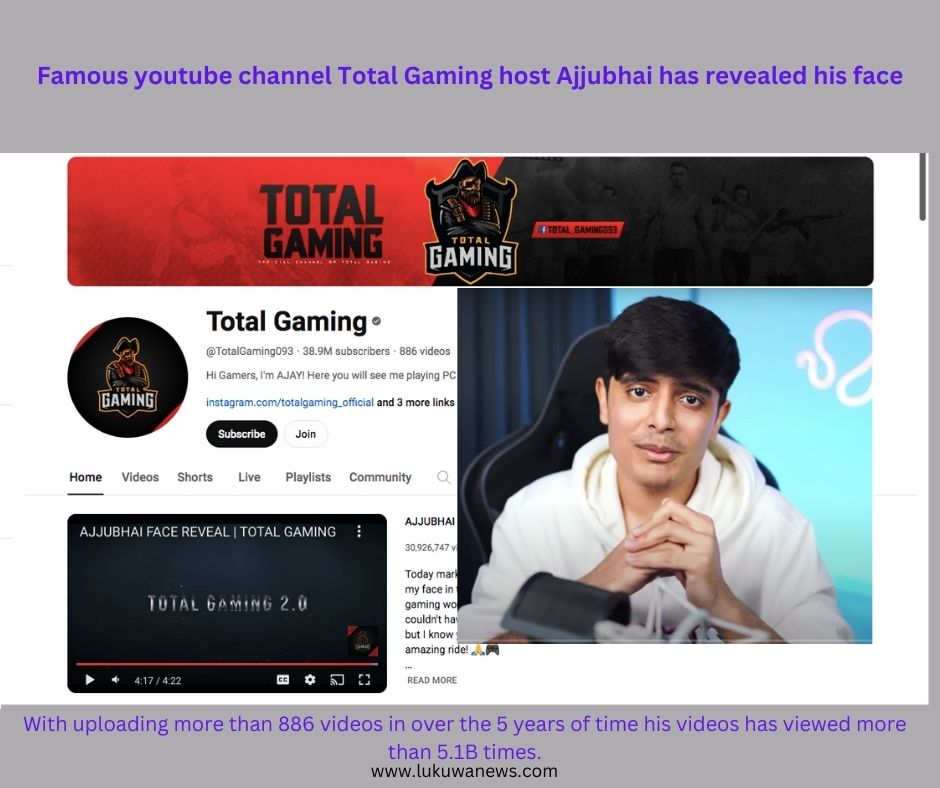 Ajjubhai Total Gaming Reveal Face